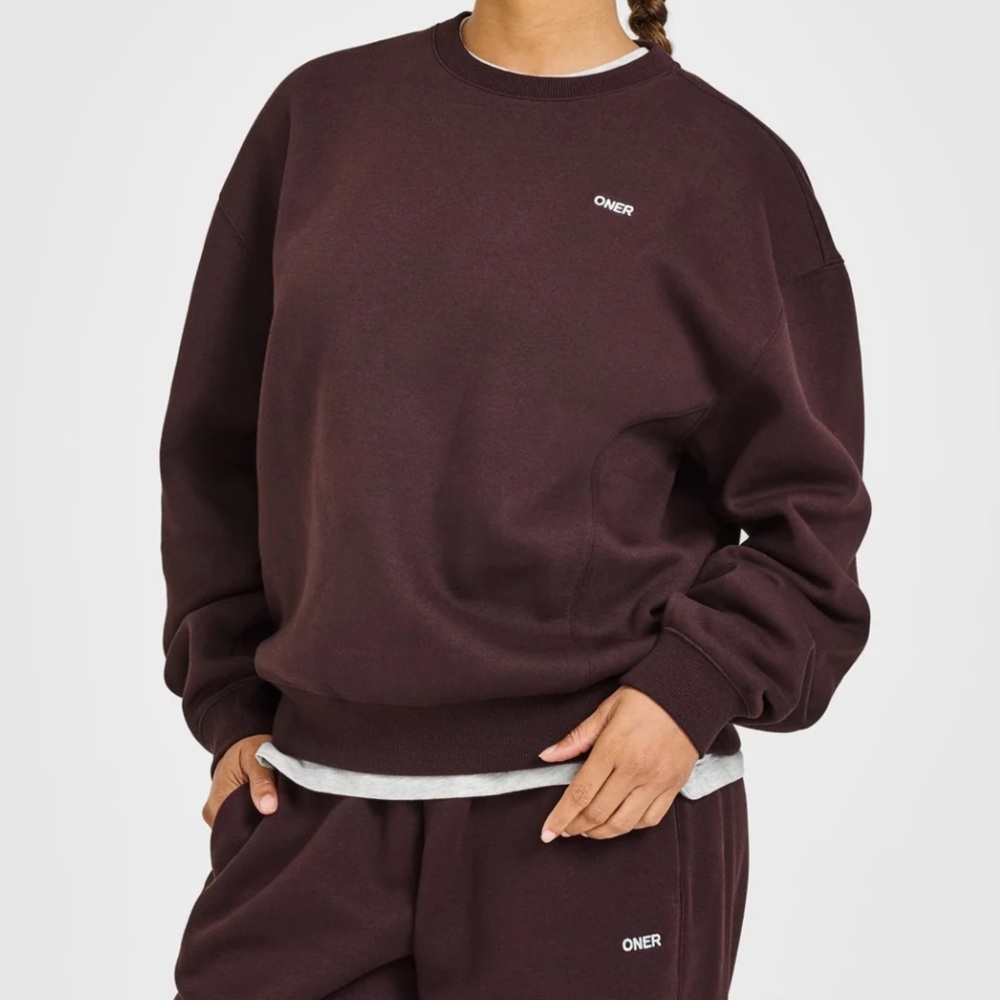 ONERACTIVE FOUNDATIONS CREW NECK SWEATSHIRT WITH GREY LOGO